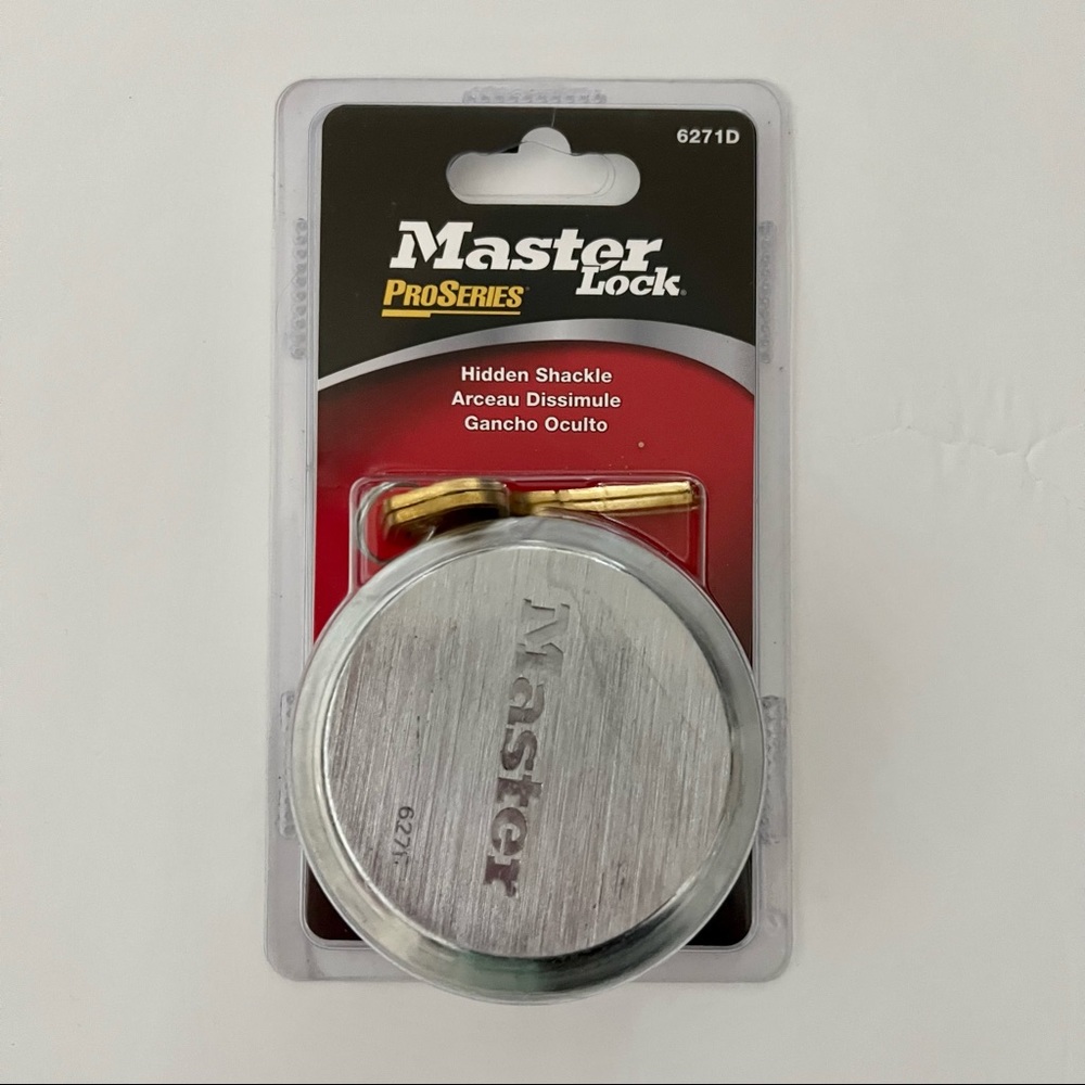 Master Lock Pro Series Hidden Shackle Padlock HEAVY DUTY!! NEW!!!